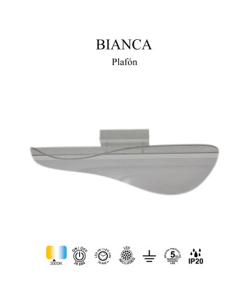 BIANCA * SEMIPLAFÓN LED